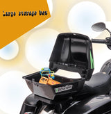 12V Two - Seat Kids Electric Ride - On Motorcycle With Storage - Serenova - Omega Lifestyles