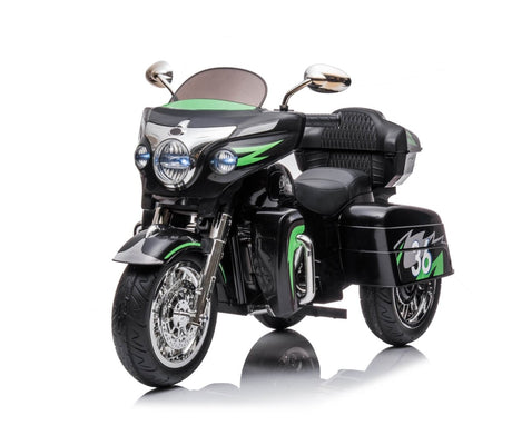 12V Two - Seat Kids Electric Ride - On Motorcycle With Storage - Serenova - Omega Lifestyles