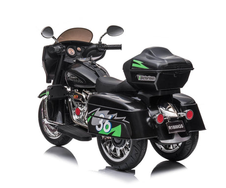12V Two - Seat Kids Electric Ride - On Motorcycle With Storage - Serenova - Omega Lifestyles