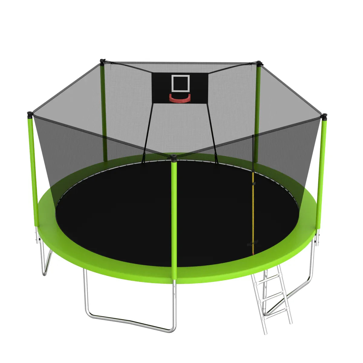 14-Inch Outdoor Safety Enclosure Net Trampoline - Omega Lifestyles
