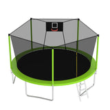 14-Inch Outdoor Safety Enclosure Net Trampoline - Omega Lifestyles