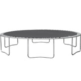 14FT Steel Outdoor Trampoline With Basketball Hoop Ladder - Omega Lifestyles