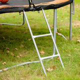 14FT Steel Outdoor Trampoline With Basketball Hoop Ladder - Omega Lifestyles