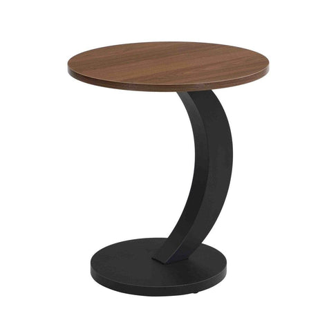 2-Piece Black Nesting MDF Metal Coffee Table Set - Sleep Galleria