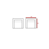 2 - Piece Modern Wicker Patio Armchair Set With Cushions - Serenova - Omega Lifestyles