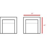 2 - Piece Outdoor Club Chair Set With Sunbrella Cushions - Serenova - Omega Lifestyles