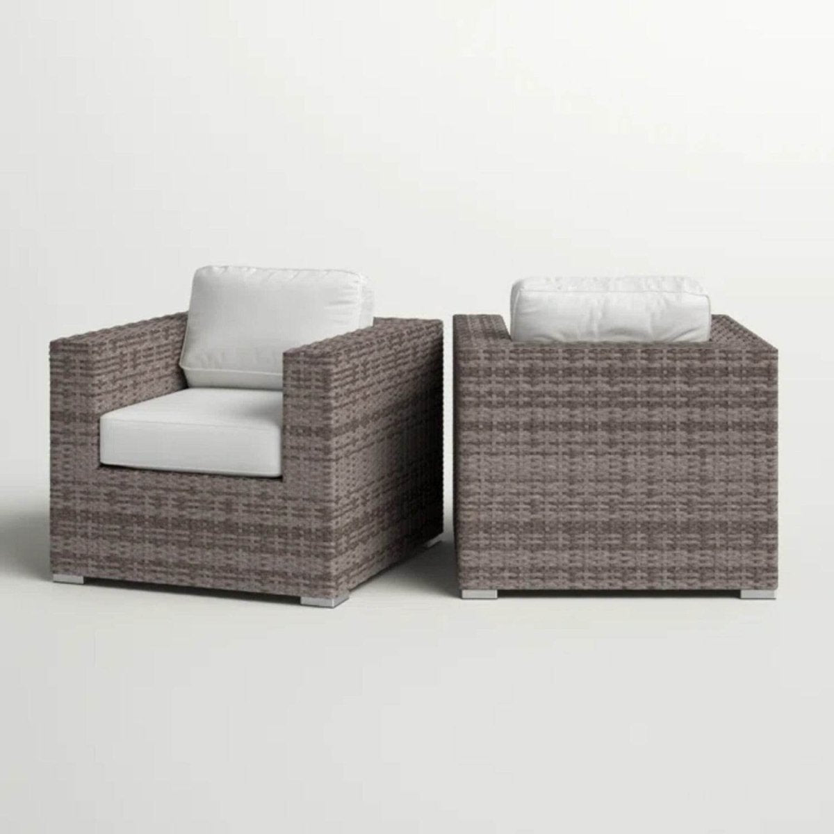 2 - Piece Outdoor Club Chair Set With Sunbrella Cushions - Serenova - Omega Lifestyles