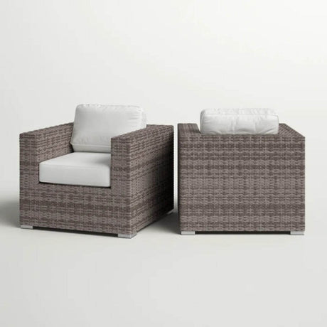 2 - Piece Outdoor Club Chair Set With Sunbrella Cushions - Serenova - Omega Lifestyles