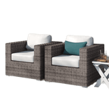 2 - Piece Outdoor Club Chair Set With Sunbrella Cushions - Serenova - Omega Lifestyles