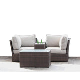 2 - Piece Outdoor Rattan Wicker Seating Set With Cushions - Serenova - Omega Lifestyles
