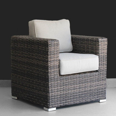 2 - Piece Outdoor Wicker Patio Club Chair Set With Cushions - Serenova - Omega Lifestyles