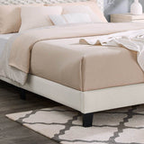 2-Piece Plush Upholstered Platform Bed Frame Set - Sleep Galleria