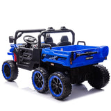 24-Inch Two-Seater 24V Kids Ride-On Electric Dump Truck - Omega Lifestyles