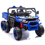 24-Inch Two-Seater 24V Kids Ride-On Electric Dump Truck - Omega Lifestyles