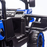 24-Inch Two-Seater 24V Kids Ride-On Electric Dump Truck - Omega Lifestyles