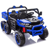 24-Inch Two-Seater 24V Kids Ride-On Electric Dump Truck - Omega Lifestyles