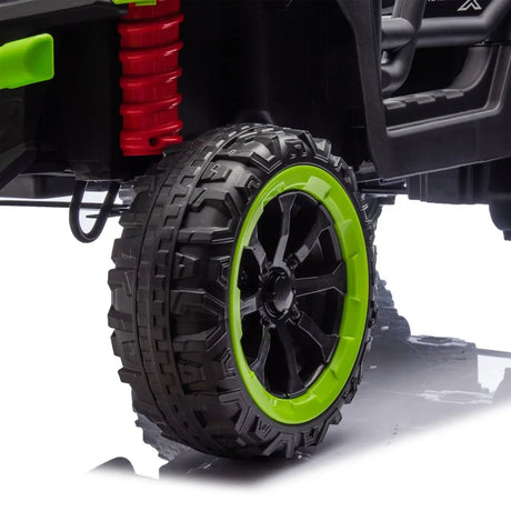 24V Two-Seater Kids Electric Ride-On Dump Truck - Omega Lifestyles