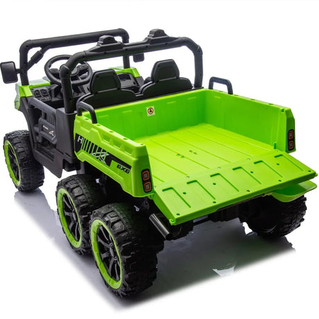 24V Two-Seater Kids Electric Ride-On Dump Truck - Omega Lifestyles