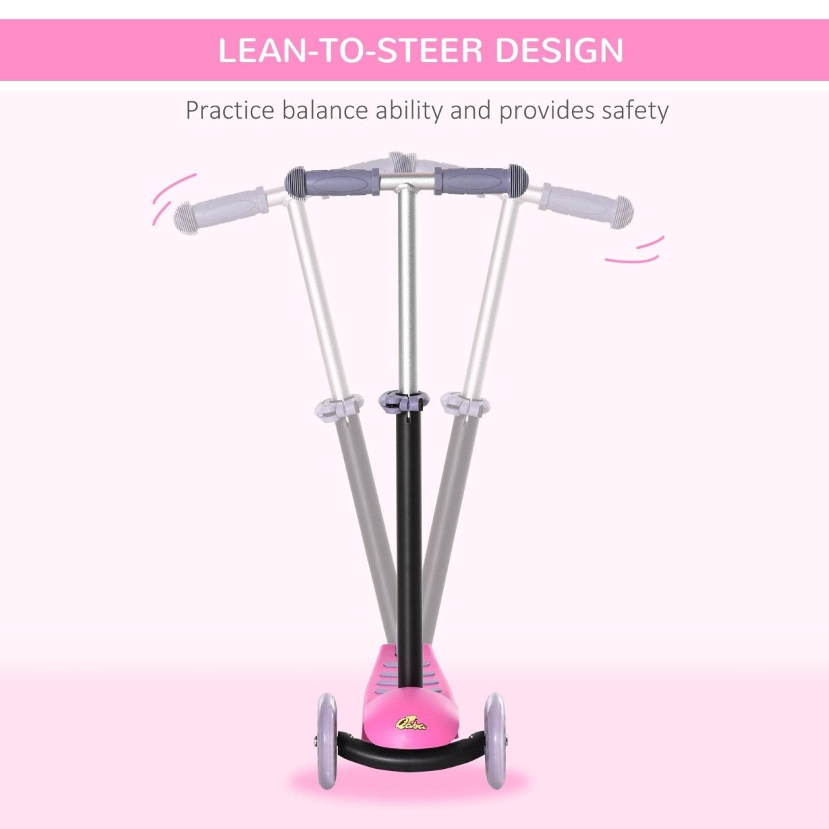 3 - in - 1 Adjustable Handlebar Kids Ride On Scooter - Serenova - Omega Lifestyles