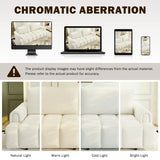 3-In-1 Convertible Teddy Fabric Sleeper Sofa Bed - Omega Lifestyles