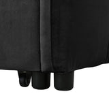 3-in-1 Convertible Velvet Sofa Bed With Reclining Backrest - Omega Lifestyles