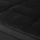 3-in-1 Convertible Velvet Sofa Bed With Reclining Backrest - Omega Lifestyles