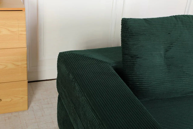 3-in-1 Corduroy Memory Foam Folding Sofa Bed - Omega Lifestyles