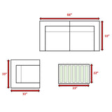 3 - Person Coastal Outdoor Seating Set With Cushions - Serenova - Omega Lifestyles