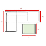 3 - Piece Brown Wicker Outdoor Seating Group With Cushions - Serenova - Omega Lifestyles