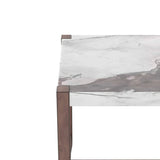 3-Piece Faux Marble Counter Height Dining Table Set - Omega Lifestyles