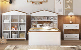 3-Piece Twin House-Shaped Wooden Bedroom Set - Omega Lifestyles