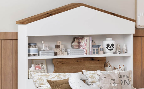 3-Piece Twin House-Shaped Wooden Bedroom Set - Omega Lifestyles