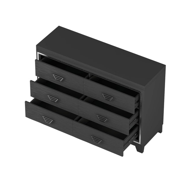 3-Piece Upholstered Bed Frame Nightstand Dresser Set - Omega Lifestyles