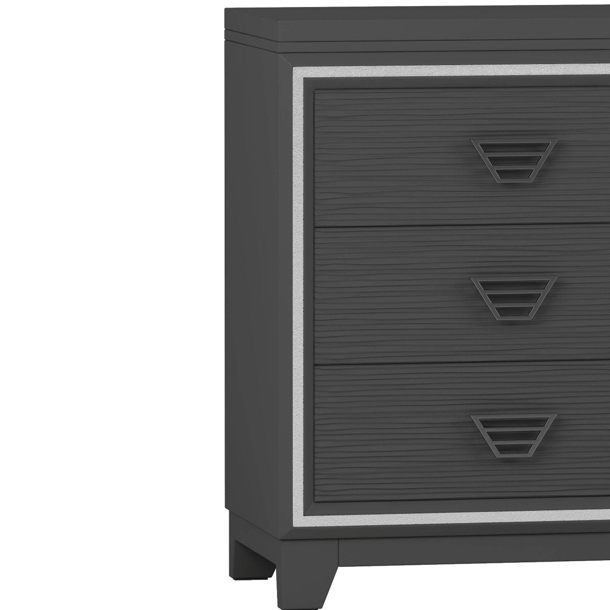 3-Piece Upholstered Bed Frame Nightstand Dresser Set - Omega Lifestyles