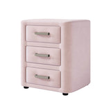 3 Piece Velvet Upholstered Platform Bed Frame Set - Omega Lifestyles