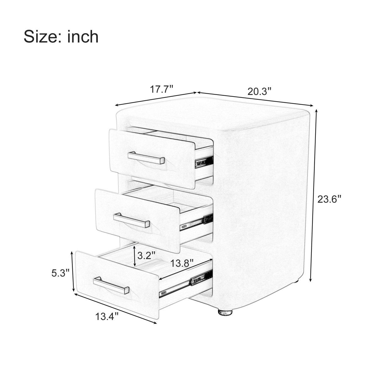3 Piece Velvet Upholstered Platform Bed Frame Set - Omega Lifestyles