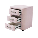 3 Piece Velvet Upholstered Platform Bed Frame Set - Omega Lifestyles