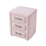 3 Piece Velvet Upholstered Platform Bed Frame Set - Omega Lifestyles