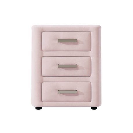 3 Piece Velvet Upholstered Platform Bed Frame Set - Omega Lifestyles