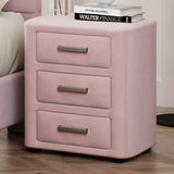 3 Piece Velvet Upholstered Platform Bed Frame Set - Omega Lifestyles