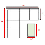 4 - Person Handwoven Brown Wicker Outdoor Seating Set - Serenova - Omega Lifestyles