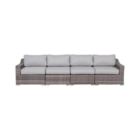 4 - Piece Fully Assembled Rattan Wicker Sectional Seating Set - Serenova - Omega Lifestyles
