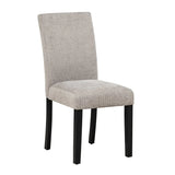 5-Piece Industrial Concrete-Effect Rubberwood Dining Set - Omega Lifestyles