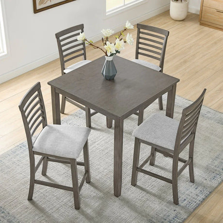 5-Piece Retro Style Dining Table And Chairs Set - Omega Lifestyles