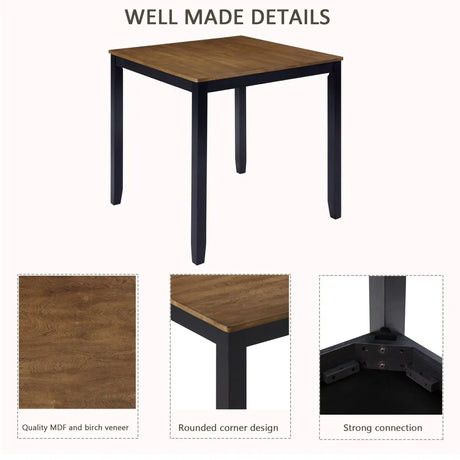 5-Piece Timeless Farmhouse Counter Height Dining Set - Omega Lifestyles