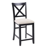 5-Piece Timeless Farmhouse Counter Height Dining Set - Omega Lifestyles