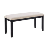 6-Piece Farmhouse Rectangular Dining Table Set With Bench - Omega Lifestyles