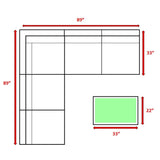 6 - Piece Handwoven HDPE Wicker Outdoor Seating Group - Serenova - Omega Lifestyles