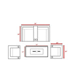 6 - Piece Weather - Resistant Wicker Outdoor Seating Set With Fire Pit - Serenova - Omega Lifestyles