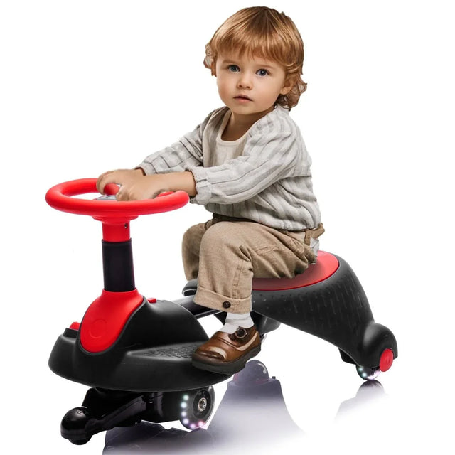 6V Kids Ride-On Electric Wiggle Car With Bluetooth - Omega Lifestyles